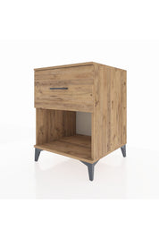 Kronos Komodin Tek Çekmeceli 60x59x80 Çam-Çam