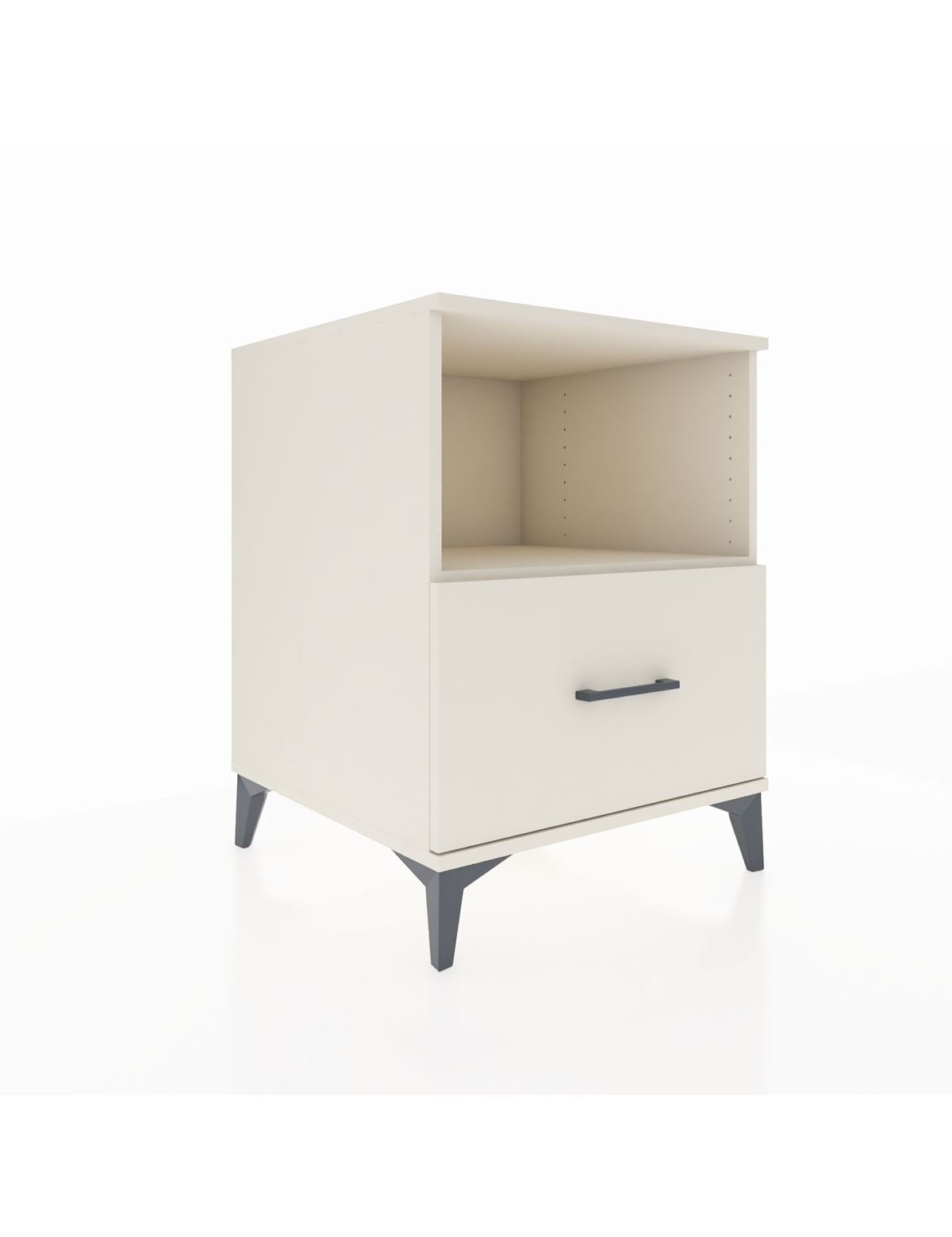 Kronos Komodin Tek Raflı Tek Çekmeceli 60x59x80 Aytaşı-Aytaşı