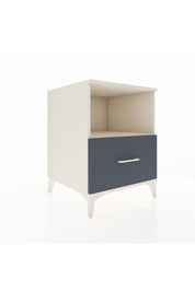 Kronos Komodin Tek Raflı Tek Çekmeceli 60x59x80 Aytaşı-Antrasit