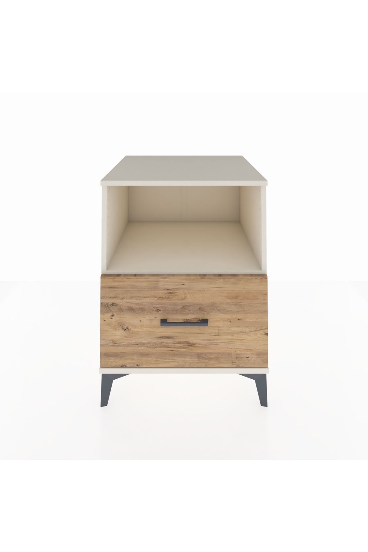 Kronos Komodin Tek Raflı Tek Çekmeceli 60x59x80 Aytaşı-Çam