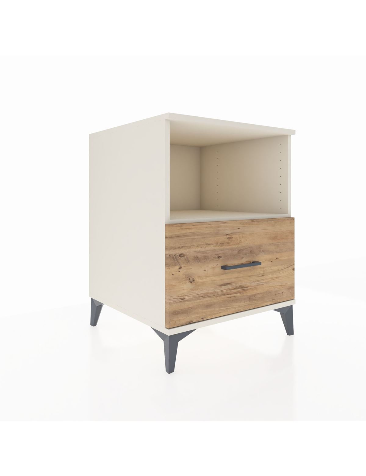 Kronos Komodin Tek Raflı Tek Çekmeceli 60x59x80 Aytaşı-Çam