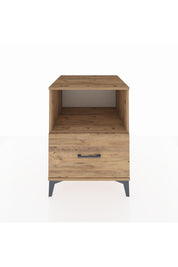 Kronos Komodin Tek Raflı Tek Çekmeceli 60x59x80 Çam-Çam