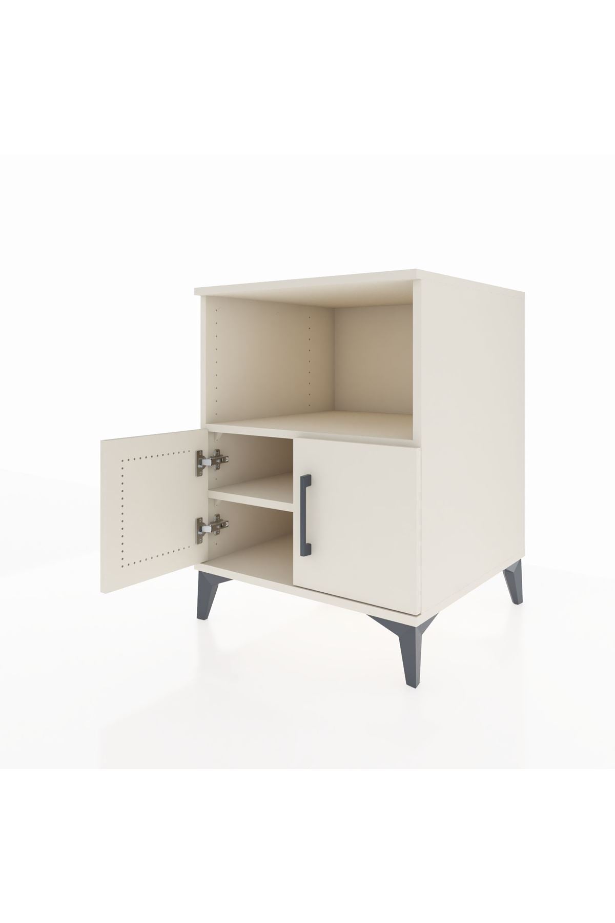 Kronos Komodin 2 Raflı 2 Kapaklı 60x59x80 Aytaşı-Aytaşı