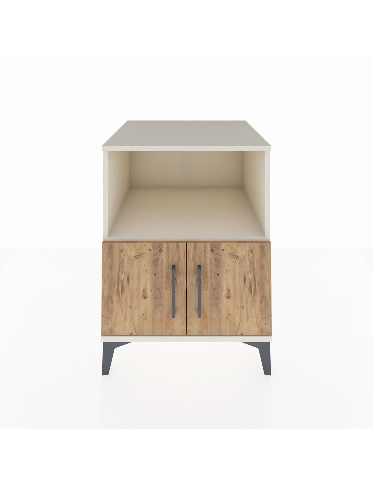 Kronos Komodin 2 Raflı 2 Kapaklı 60x59x80 Aytaşı-Çam