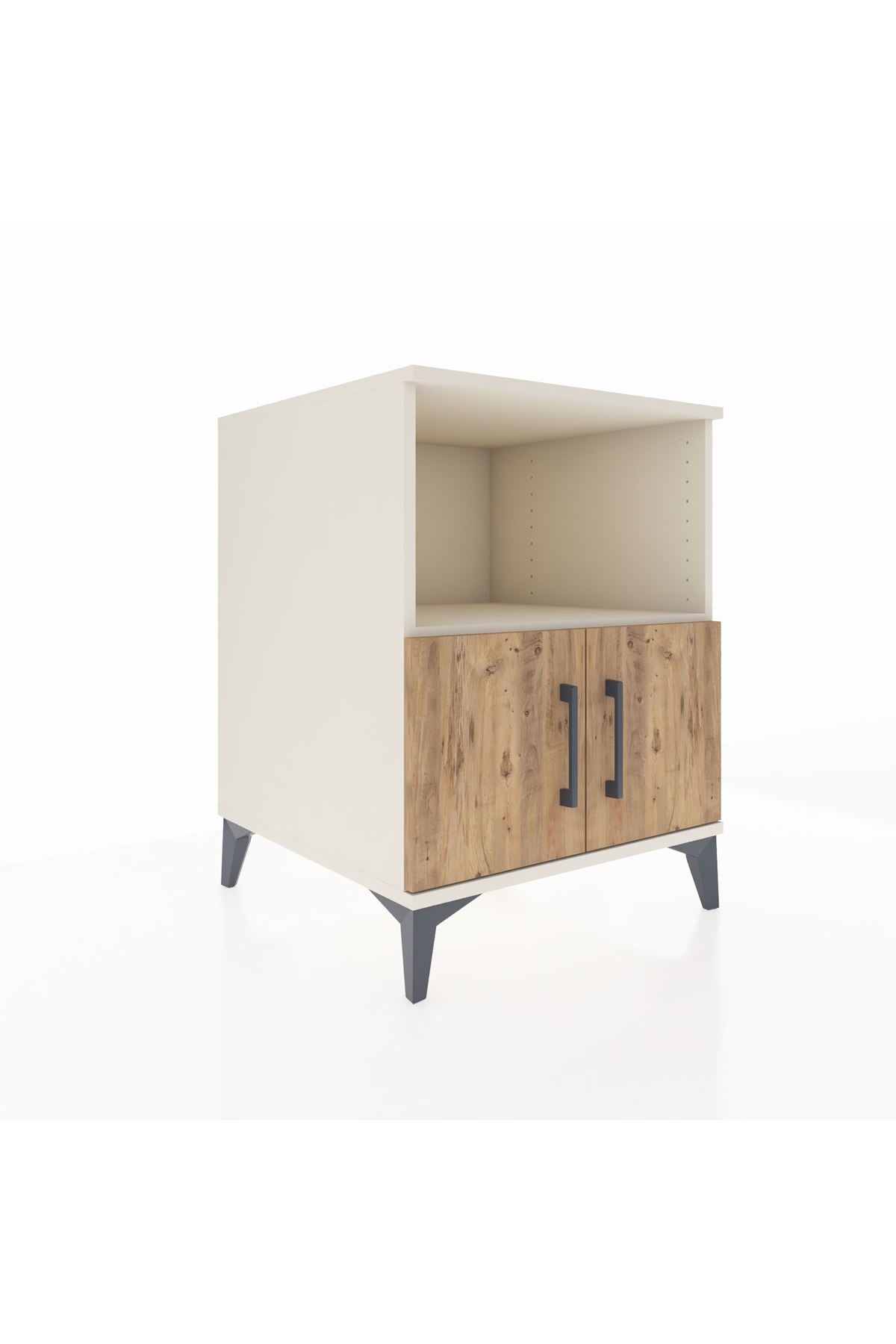 Kronos Komodin 2 Raflı 2 Kapaklı 60x59x80 Aytaşı-Çam