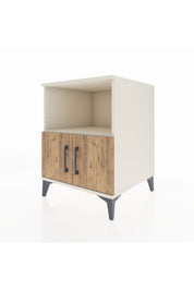 Kronos Komodin 2 Raflı 2 Kapaklı 60x59x80 Aytaşı-Çam