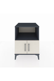 Kronos Komodin 2 Raflı 2 Kapaklı 60x59x80 Antrasit-Aytaşı