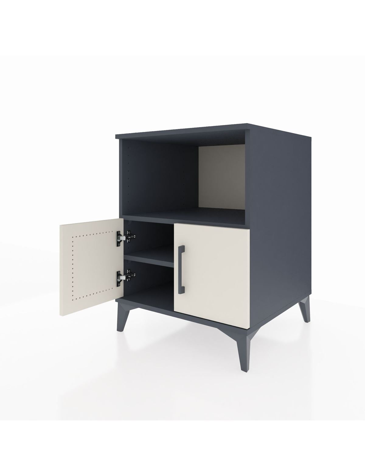 Kronos Komodin 2 Raflı 2 Kapaklı 60x59x80 - S79M012V4C