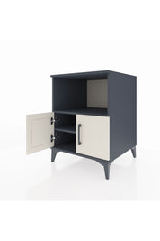 Kronos Komodin 2 Raflı 2 Kapaklı 60x59x80 Antrasit-Aytaşı