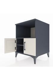 Kronos Komodin 2 Raflı 2 Kapaklı 60x59x80 Antrasit-Aytaşı