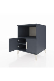 Kronos Komodin 2 Raflı 2 Kapaklı 60x59x80 Antrasit-Antrasit