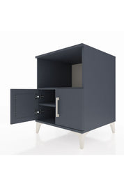 Kronos Komodin 2 Raflı 2 Kapaklı 60x59x80 Antrasit-Antrasit