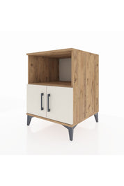 Kronos Komodin 2 Raflı 2 Kapaklı 60x59x80 Çam-Aytaşı