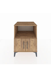 Kronos Komodin 2 Raflı 2 Kapaklı 60x59x80 Çam-Çam