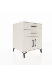 Kronos Komodin Tek Raflı 2 Çekmeceli 2 Kapaklı 60x59x80 Aytaşı-Aytaşı