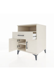 Kronos Komodin 2 Raflı Tek Çekmeceli 2 Kapaklı 60x59x80 Aytaşı-Aytaşı