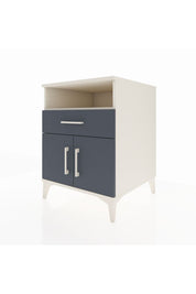 Kronos Komodin 2 Raflı Tek Çekmeceli 2 Kapaklı 60x59x80 Aytaşı-Antrasit