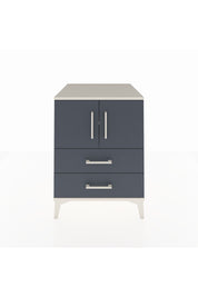 Kronos Komodin 2 Raflı 2 Çekmeceli 2 Kapaklı 60x59x80 Aytaşı-Antrasit