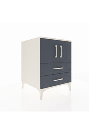 Kronos Komodin 2 Raflı 2 Çekmeceli 2 Kapaklı 60x59x80 Aytaşı-Antrasit