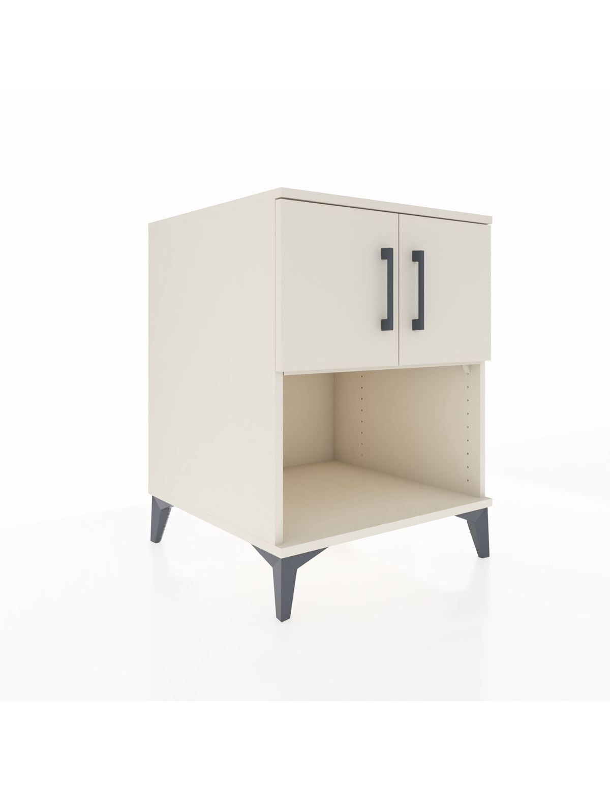 Kronos Komodin 2 Raflı 2 Kapaklı 60x59x80 Aytaşı-Aytaşı