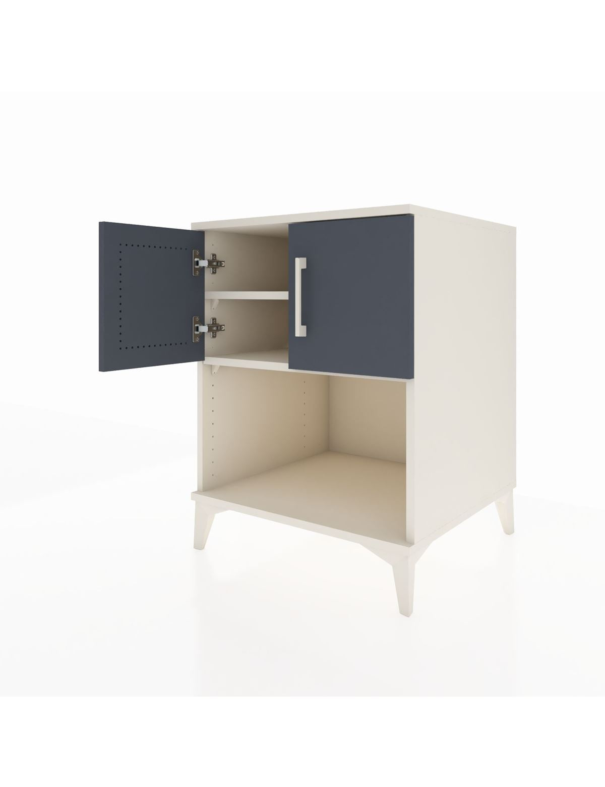 Kronos Komodin 2 Raflı 2 Kapaklı 60x59x80 - S79M016V2C