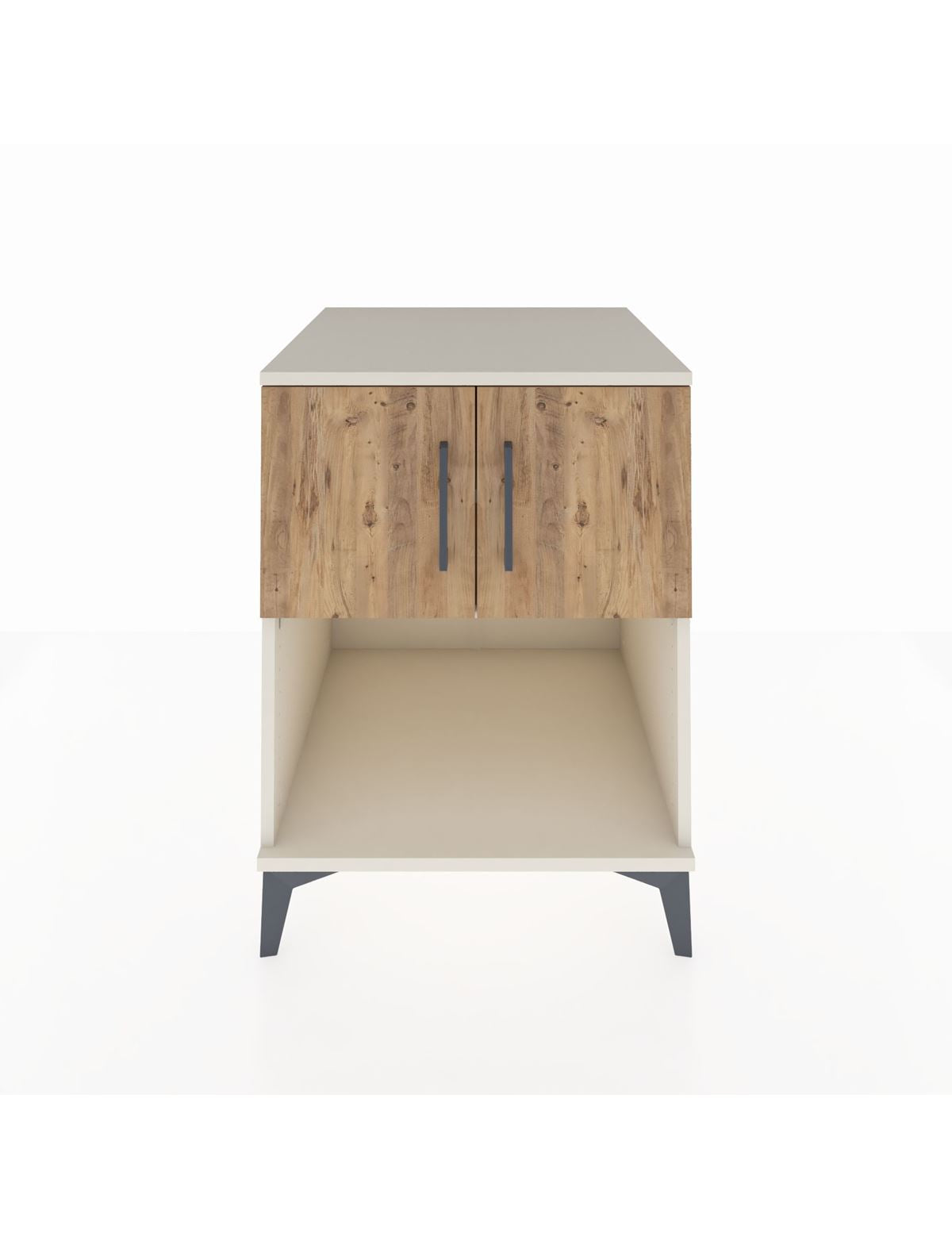 Kronos Komodin 2 Raflı 2 Kapaklı 60x59x80 Aytaşı-Çam