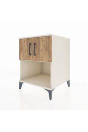 Kronos Komodin 2 Raflı 2 Kapaklı 60x59x80 Aytaşı-Çam