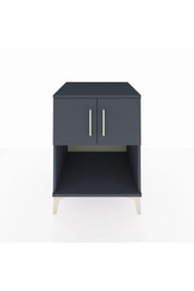 Kronos Komodin 2 Raflı 2 Kapaklı 60x59x80 Antrasit-Antrasit