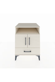 Kronos Komodin 3 Raflı Tek Çekmeceli 2 Kapaklı 60x59x80 Aytaşı-Aytaşı