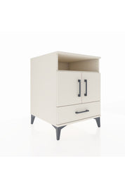 Kronos Komodin 3 Raflı Tek Çekmeceli 2 Kapaklı 60x59x80 Aytaşı-Aytaşı