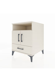 Kronos Komodin 3 Raflı Tek Çekmeceli 2 Kapaklı 60x59x80 Aytaşı-Aytaşı