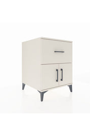 Kronos Komodin Tek Raflı Tek Çekmeceli 2 Kapaklı 60x59x80 Aytaşı-Aytaşı