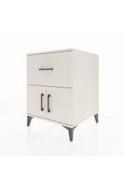 Kronos Komodin Tek Raflı Tek Çekmeceli 2 Kapaklı 60x59x80 Aytaşı-Aytaşı