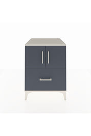 Kronos Komodin 2 Raflı Tek Çekmeceli 2 Kapaklı 60x59x80 Aytaşı-Antrasit