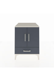 Kronos Komodin 2 Raflı Tek Çekmeceli 2 Kapaklı 60x59x80 Aytaşı-Antrasit