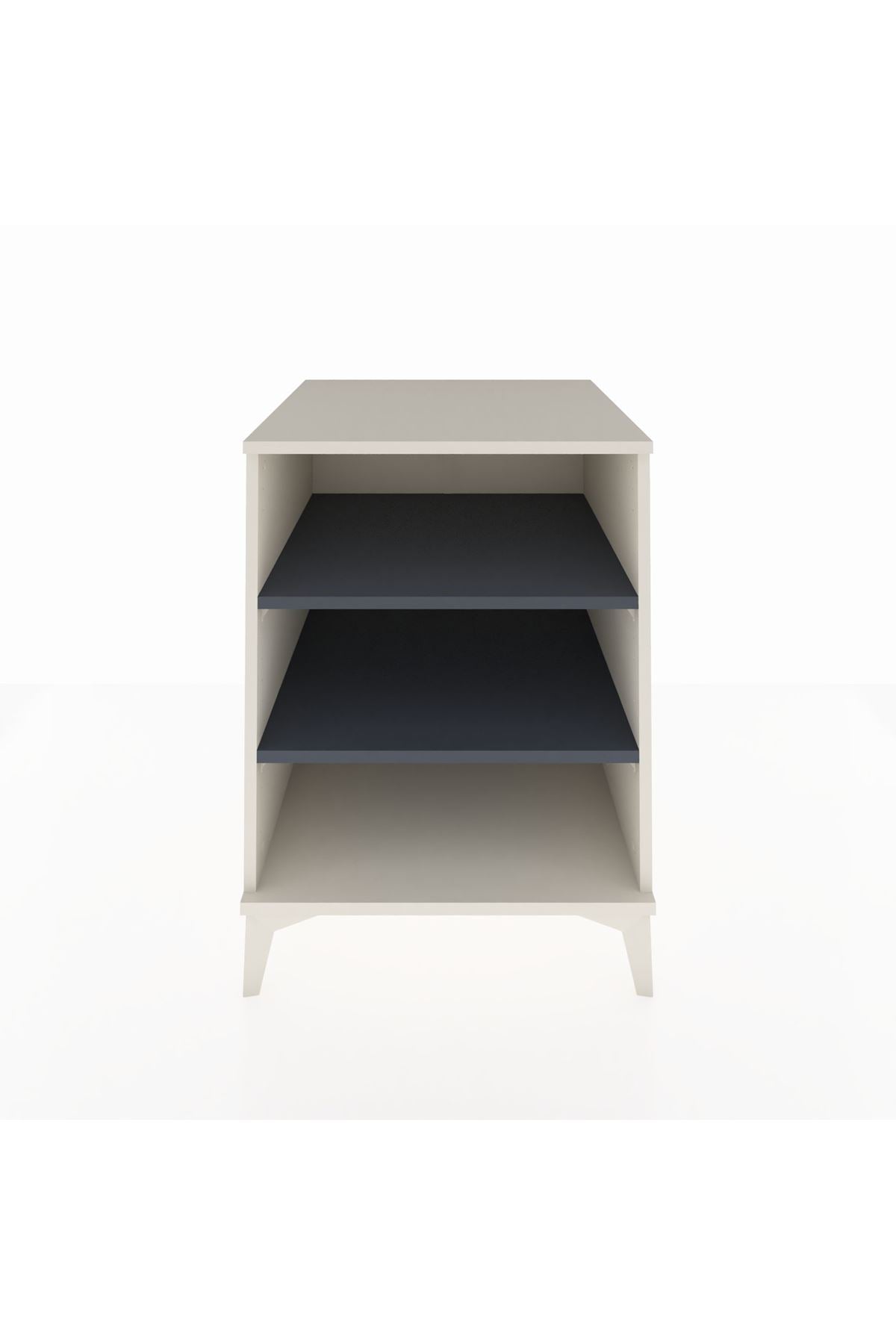 Kronos Komodin 2 Raflı 60x59x80 Aytaşı-Antrasit