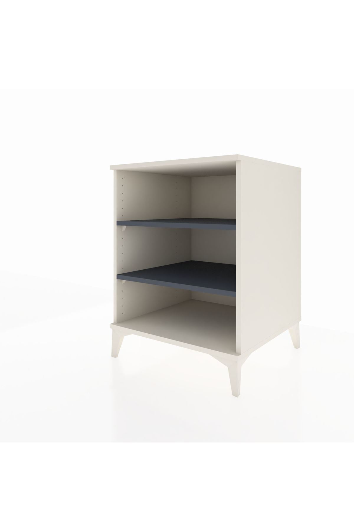 Kronos Komodin 2 Raflı 60x59x80 Aytaşı-Antrasit