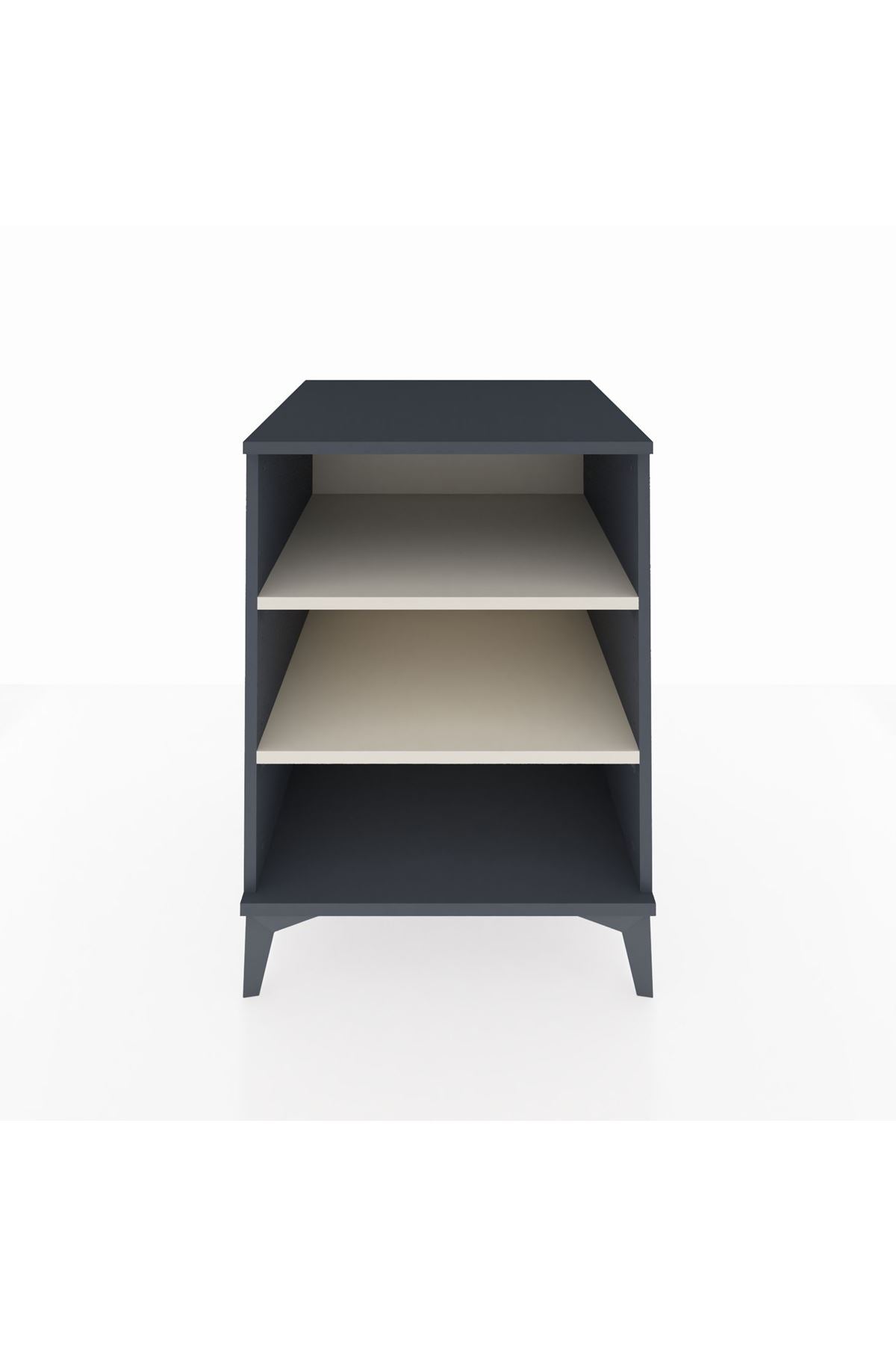 Kronos Komodin 2 Raflı 60x59x80 Antrasit-Aytaşı