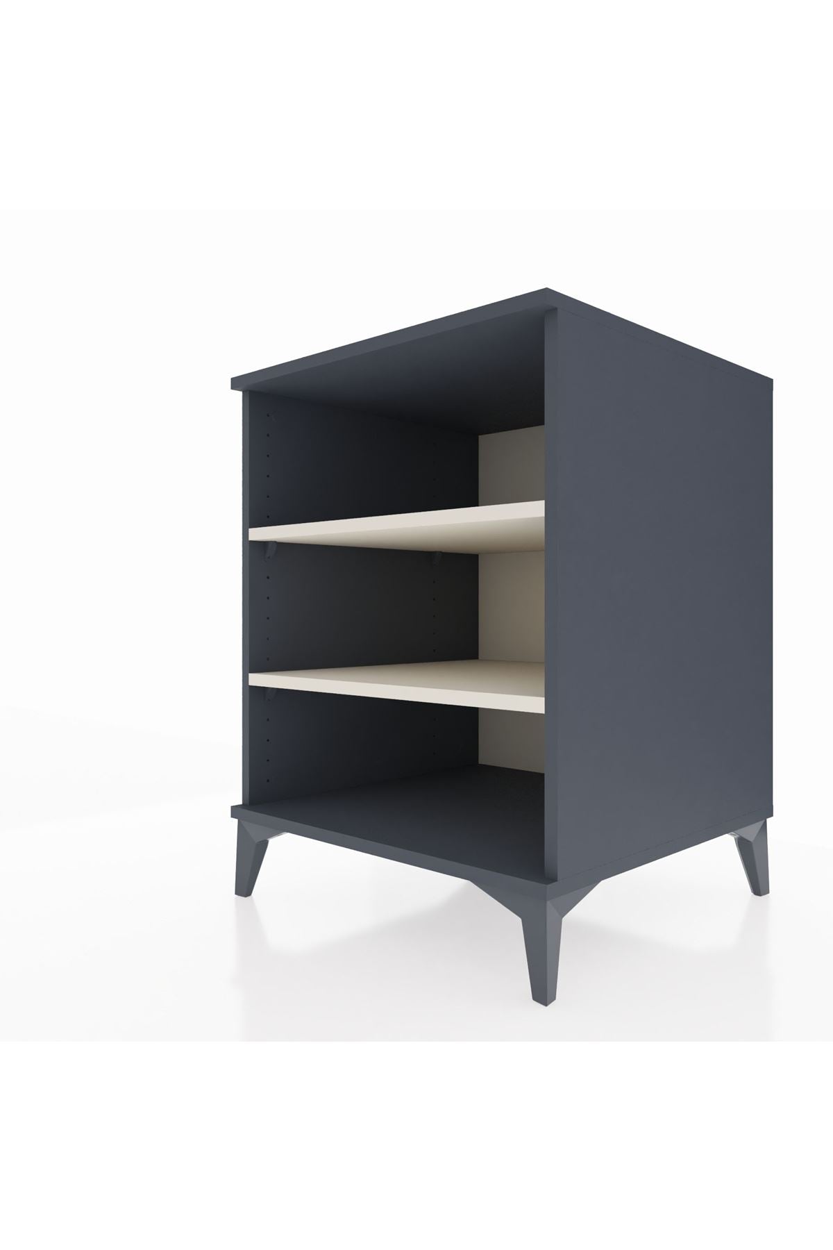 Kronos Komodin 2 Raflı 60x59x80 Antrasit-Aytaşı