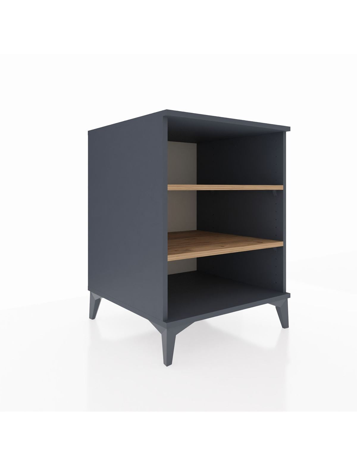 Kronos Komodin 2 Raflı 60x59x80 Antrasit-Çam