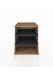 Kronos Komodin 2 Raflı 60x59x80 Çam-Antrasit