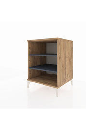 Kronos Komodin 2 Raflı 60x59x80 Çam-Antrasit