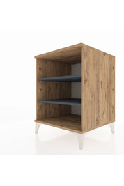 Kronos Komodin 2 Raflı 60x59x80 Çam-Antrasit