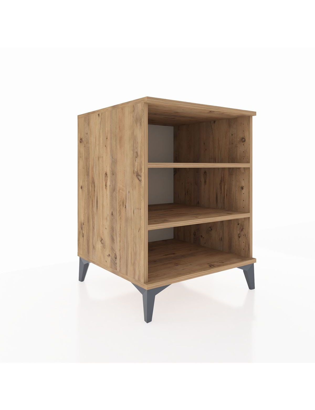 Kronos Komodin 2 Raflı 60x59x80 Çam-Çam