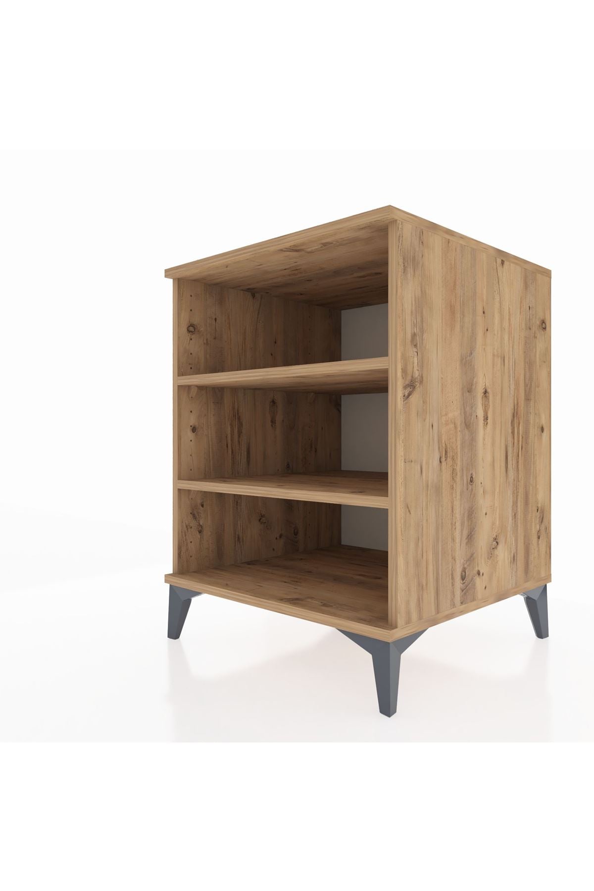 Kronos Komodin 2 Raflı 60x59x80 Çam-Çam