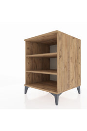 Kronos Komodin 2 Raflı 60x59x80 Çam-Çam