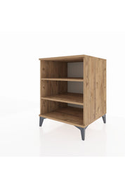 Kronos Komodin 2 Raflı 60x59x80 Çam-Çam