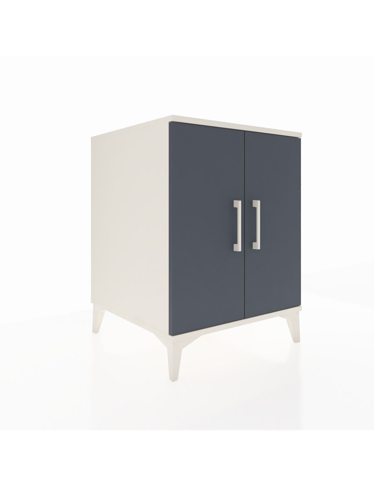 Kronos Komodin Tek Raflı 2 Kapaklı 60x59x80 Aytaşı-Antrasit