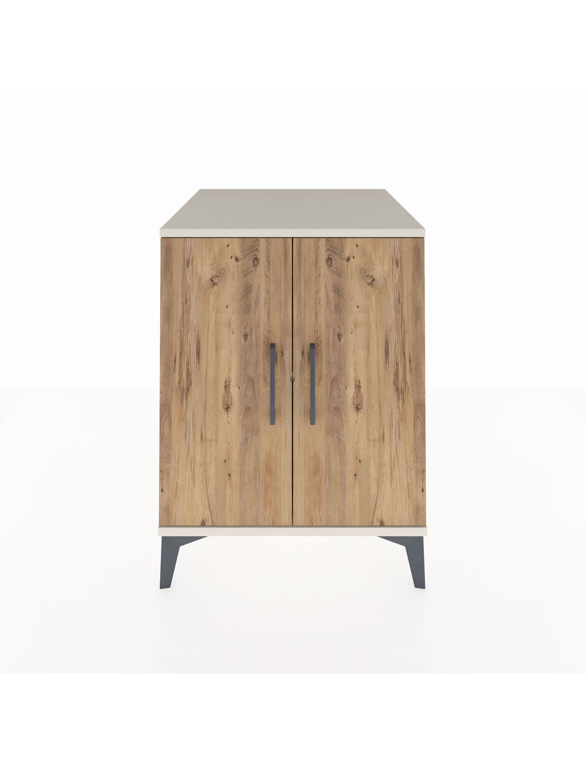 Kronos Komodin Tek Raflı 2 Kapaklı 60x59x80 Aytaşı-Çam