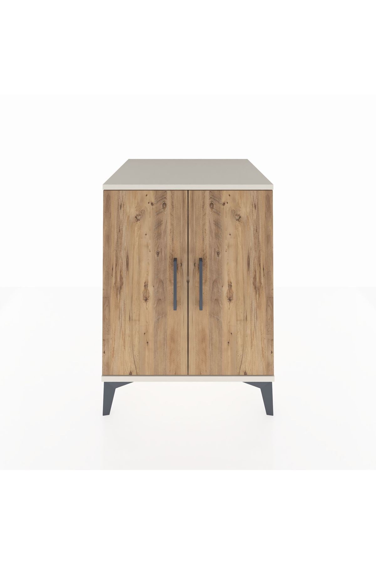 Kronos Komodin Tek Raflı 2 Kapaklı 60x59x80 Aytaşı-Çam